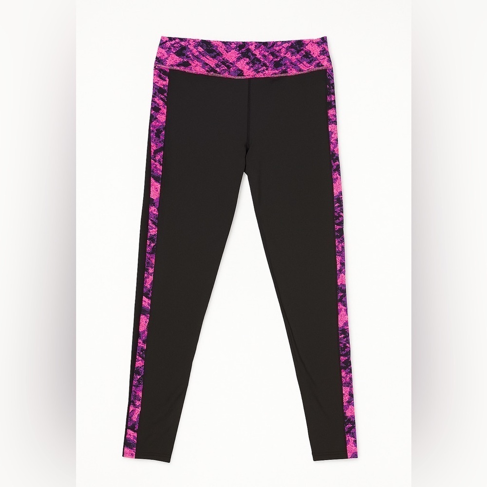 Zone Pro Black and Pink Athletic Leggings Size 2X